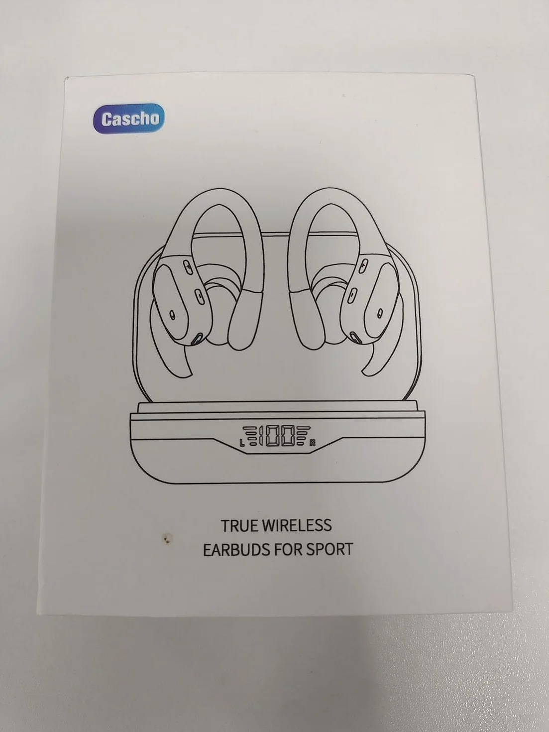 CASCHO Ecouteurs Bluetooth sans Fil, Casque Bluetooth 5.3, 60 Heures avec Affichage LED, Appel ENC HD, Basses Profondes, Ajustement Confortable, IPX7 Étanche Casque Sport(Or Rose).