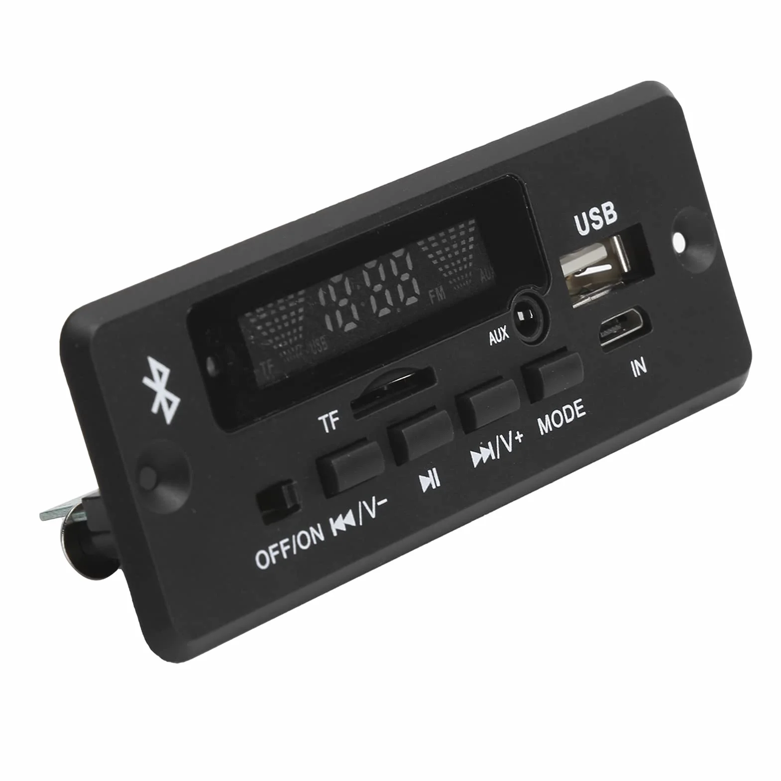 Carte Décodeur MP3 5.0 Contrôle Application Appel Mains Libres USB/SD Automobile Entrée AUX Radio FM Alimentation 3,5AUX