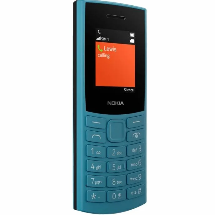 Nokia 105 4G double SIM (2023) téléphone portable, bleu océan