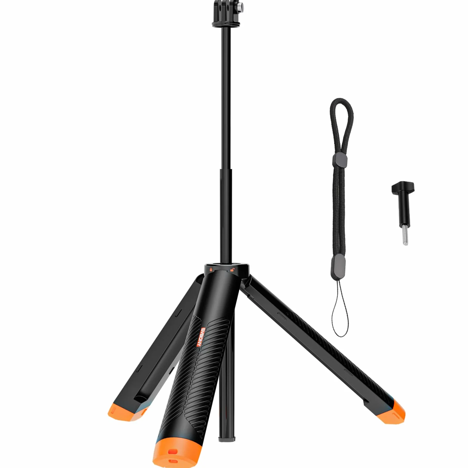 Svbony (2nd) Perche à Selfie 3in1 étanche Compatible avec GoPro Hero 13, 12, 11, 10, 9, 8, Compatible avec DJI Osmo Action 5 Pro 4 3, Compatible avec Insta360 Ace Pro 2, Convient aux Sports Nautiques