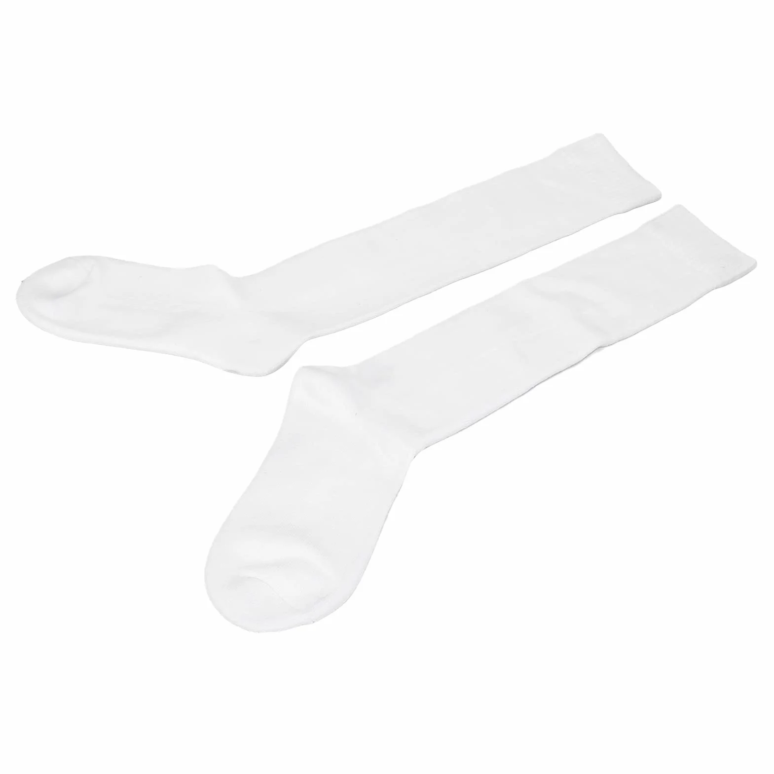 Chaussettes d'escrime Respirantes en Coton Ock Blanches pour Entraînement (M)