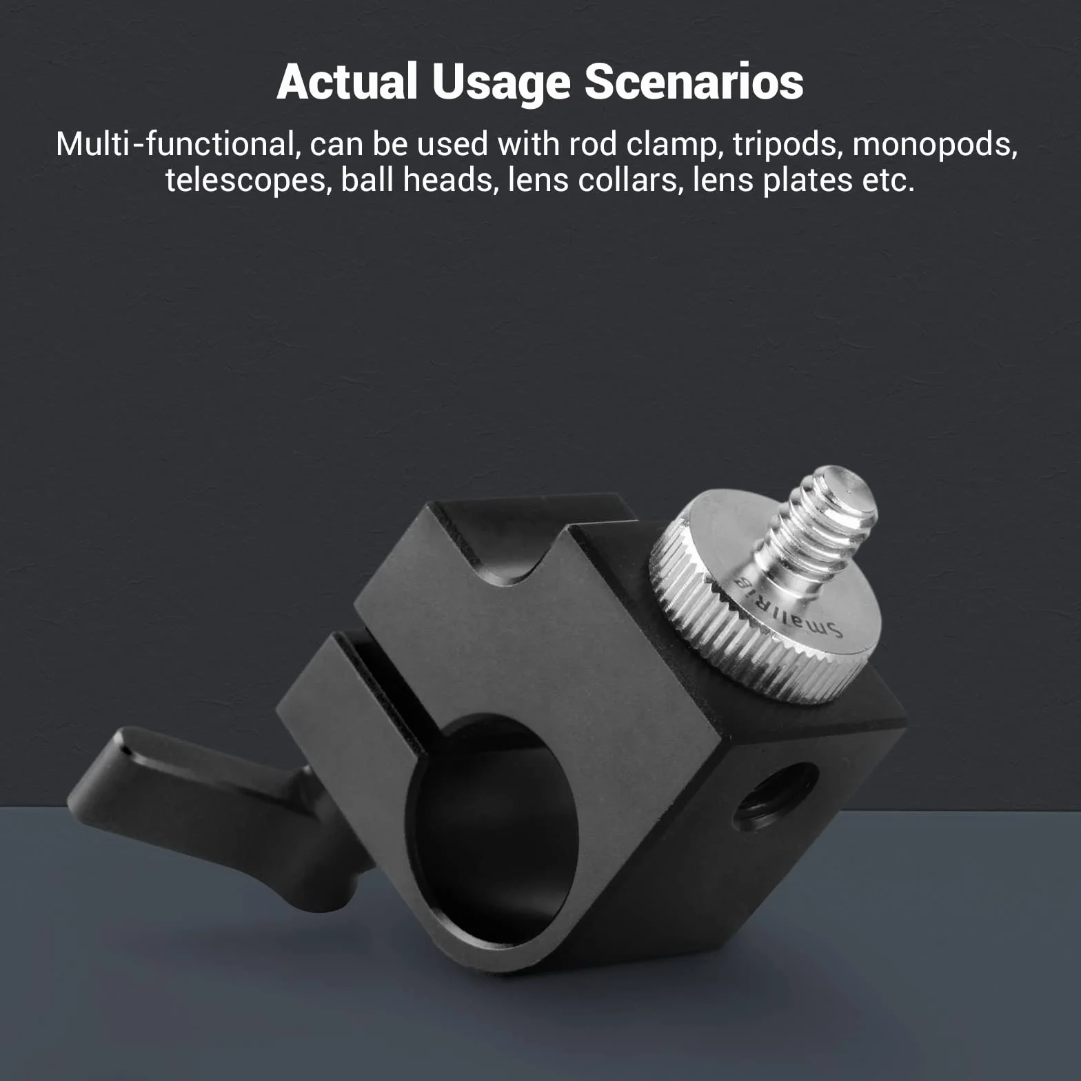 SMALLRIG Adaptateur Connecteur Tige 1/4 Filetage 828, Vis 1/4-1/4, Acier Inoxydable, Compatible avec Accessoires 1/4'' Femelle, Caméra, Studio, Outdoor, Indoor