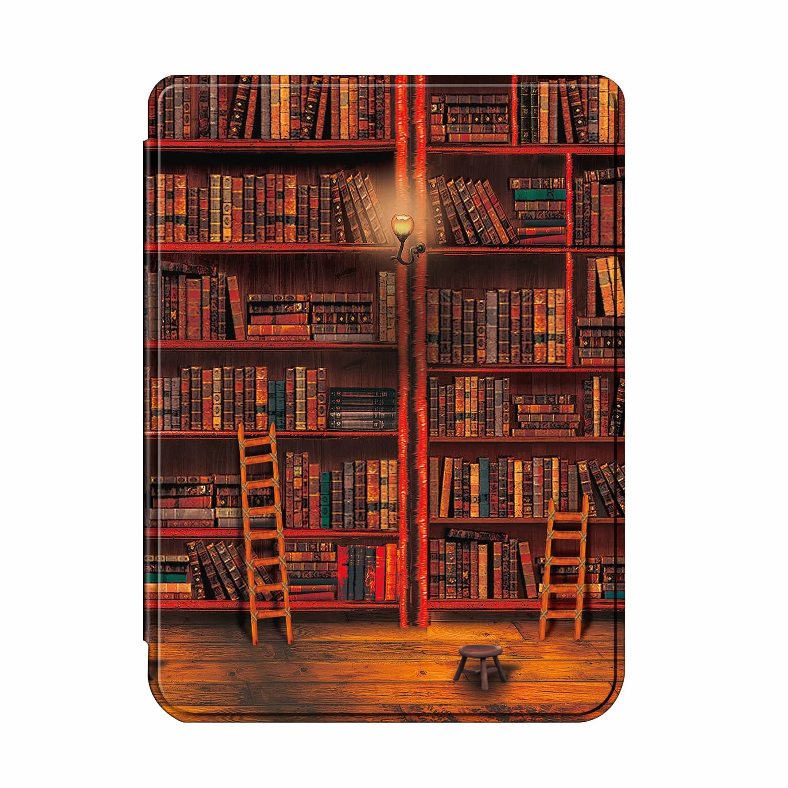 FINTIE Étui Compatible avec 6” Kobo Clara Colour/BW 2024 et Kobo Clara 2E 2022 - Housse Fine et Légère Coque Fermeture Magnétique, Bibliothèque