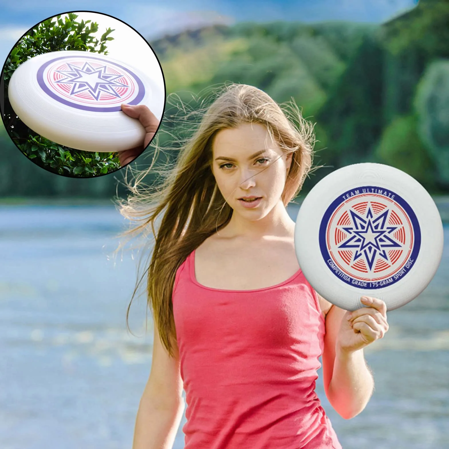Funsport Ultimate Frisbee Disque de Lancer Professionnel 175g