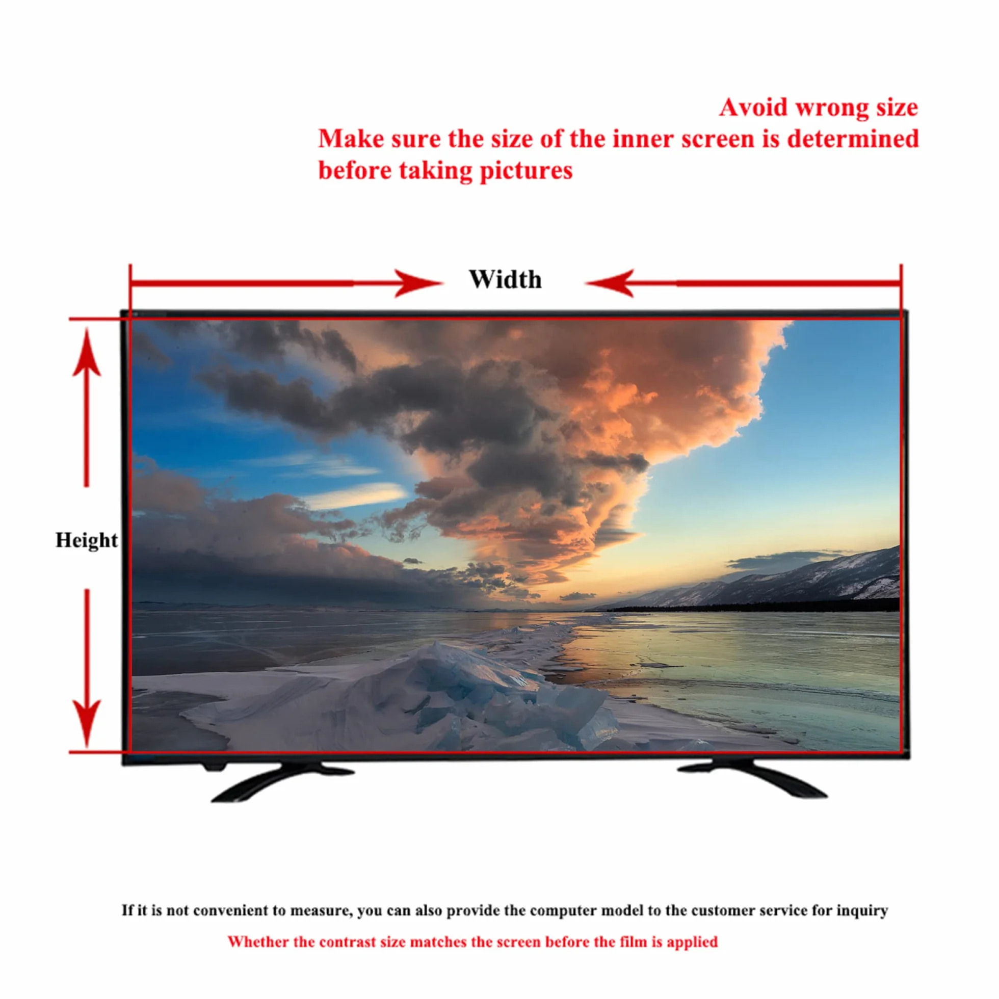 Protecteur d'écran TV Mat 42-65 Pouces Anti-reflet Anti-lumière Bleue Anti-Rayures pour LCD LED 4K OLED QLED HDTV