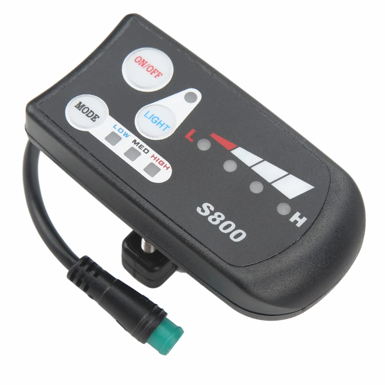 Vélo électrique Scooter S800 LED Affichage Mètre Connecteur étanche 36V 48V Universel
