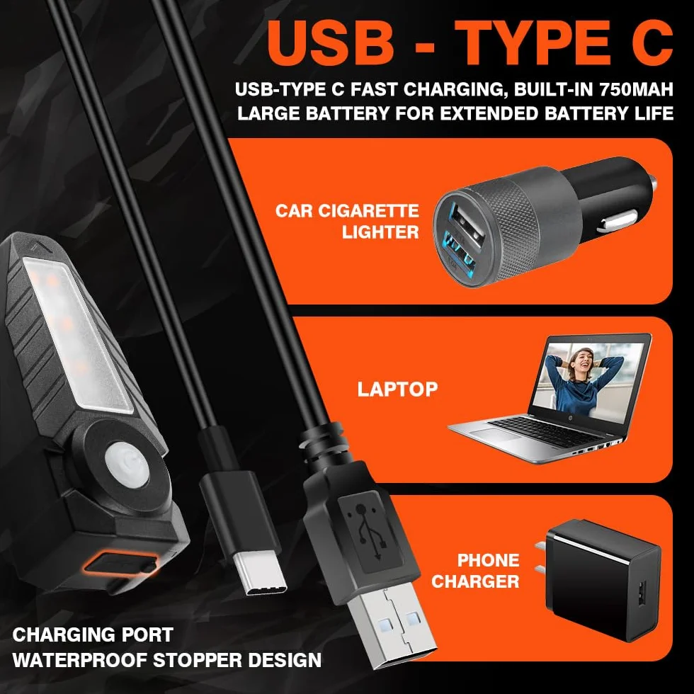 Feu Arrière de Vélo USB Rechargeable 150 Lumens avec Télécommande sans Fil et Effets Sonores, 5 Modes