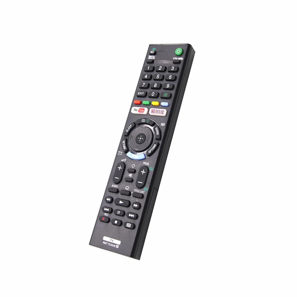 Remplacement telecommande Sony RMT-TX300E pour telecommande Universelle Sony TV avec Boutons Netfllx et You Tub