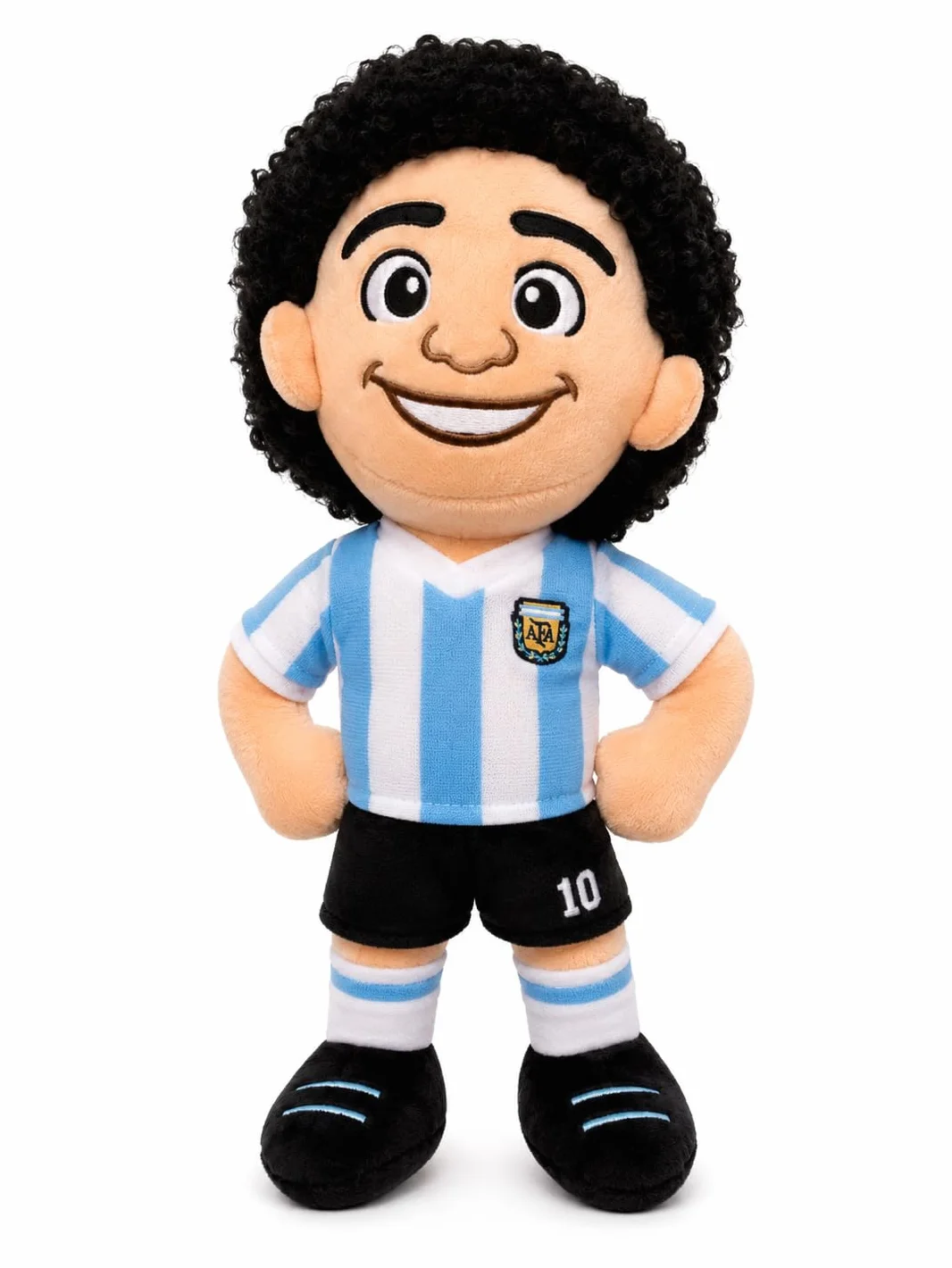 Peluche Diego Maradona 27 cm - Figurine Football Argentine Numéro 10