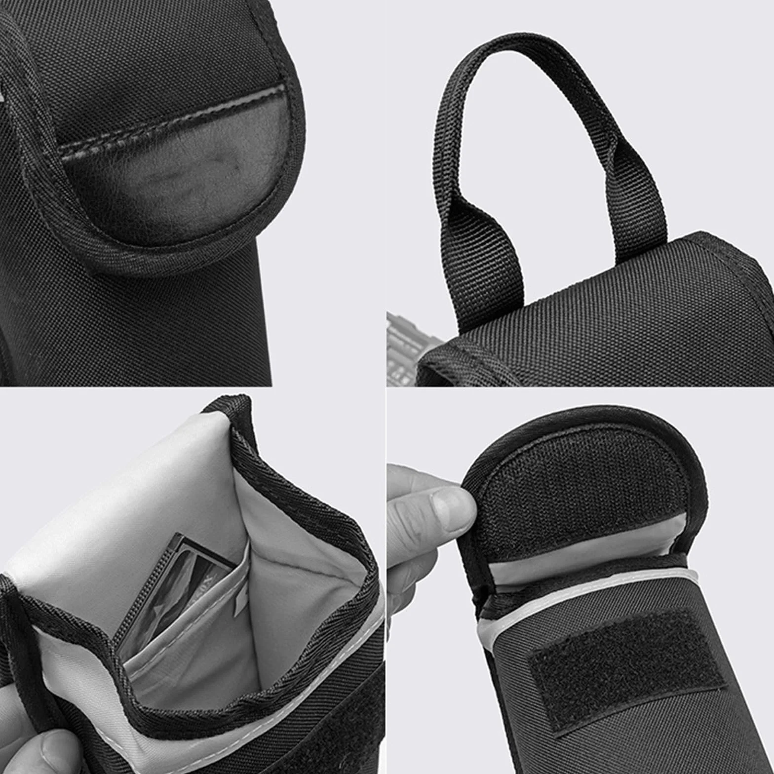 LUOFENG Pochette de rangement pour flash portable - Étanche - Double compartiment