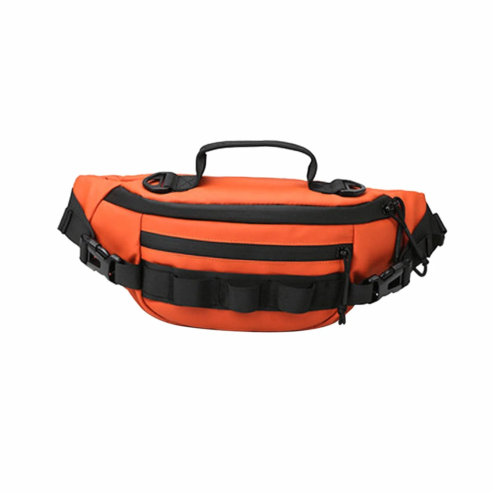 Sac Banane de Course Classique avec Sangle Réglable Léger, Orange