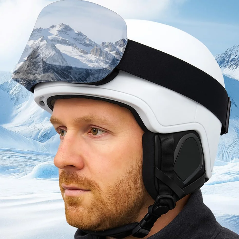Housse de Protection pour Lunettes de Ski en Microfibre, Anti-Rayures, Unisexe
