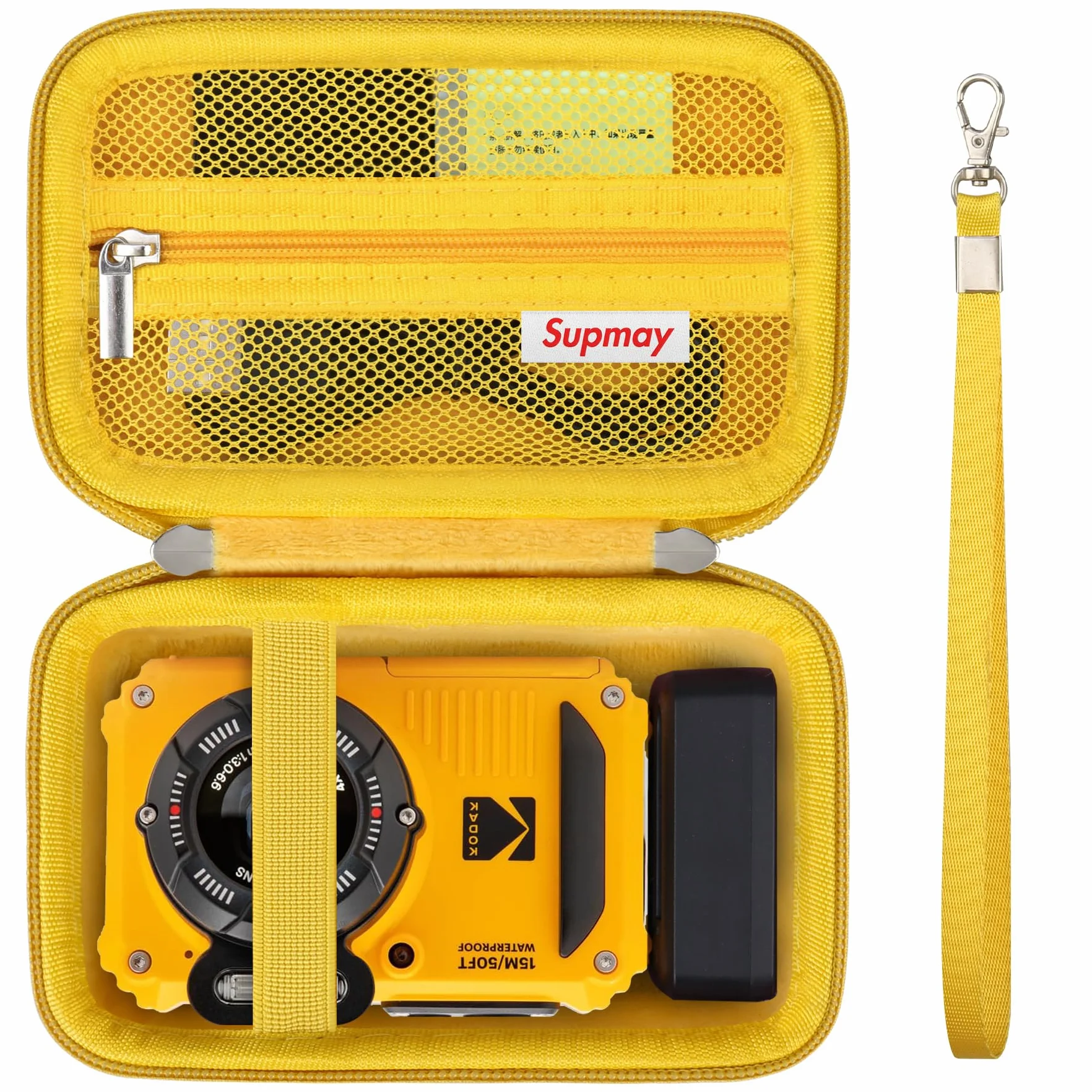 Étui de Protection Dur pour Kodak PIXPRO WPZ2 Robuste imperméable aux Chocs Poussière WiFi Caméra Numérique Jaune