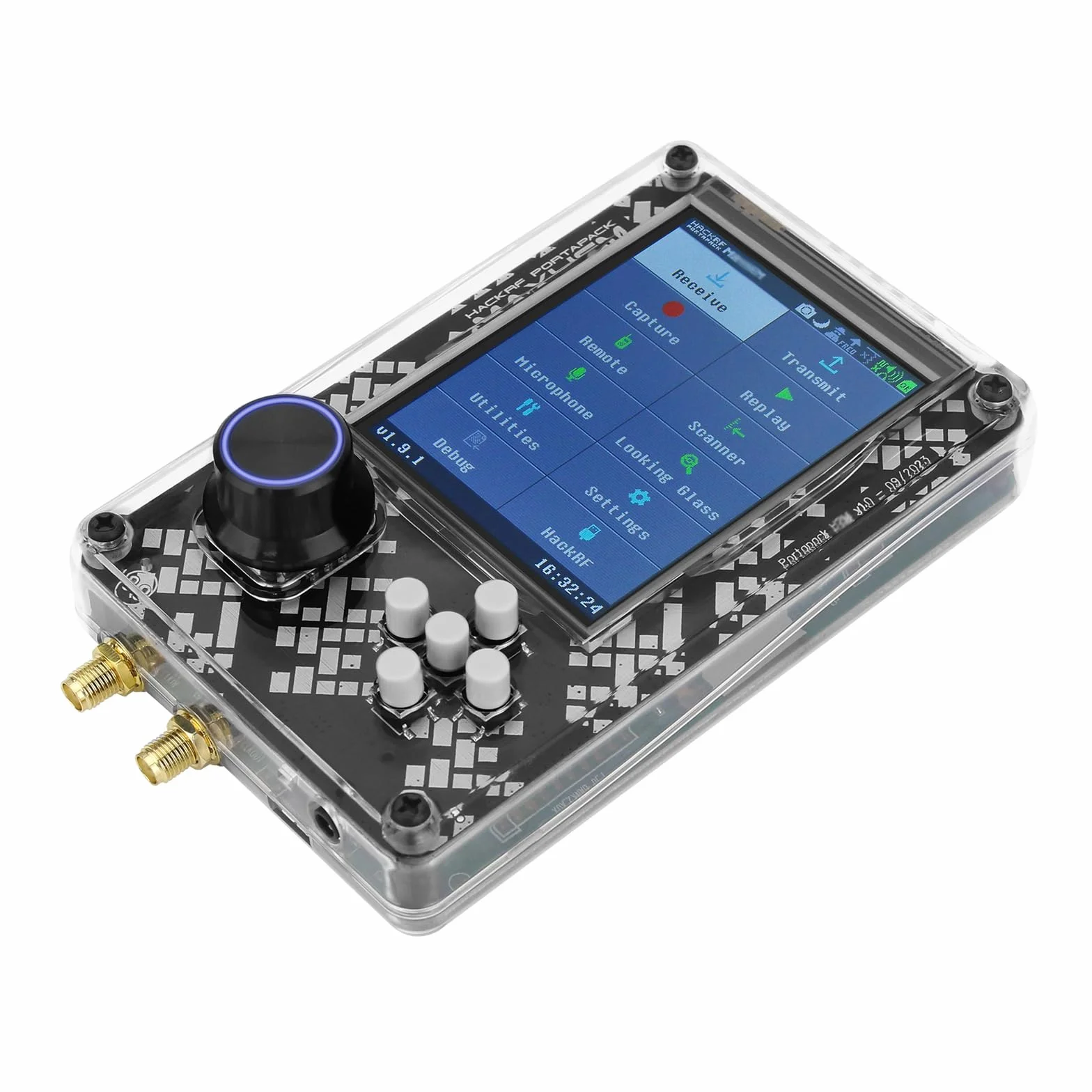 HackRF One R9 V2.0.2 SDR Radio PortaPackH2M avec 5 antennes et câble USB