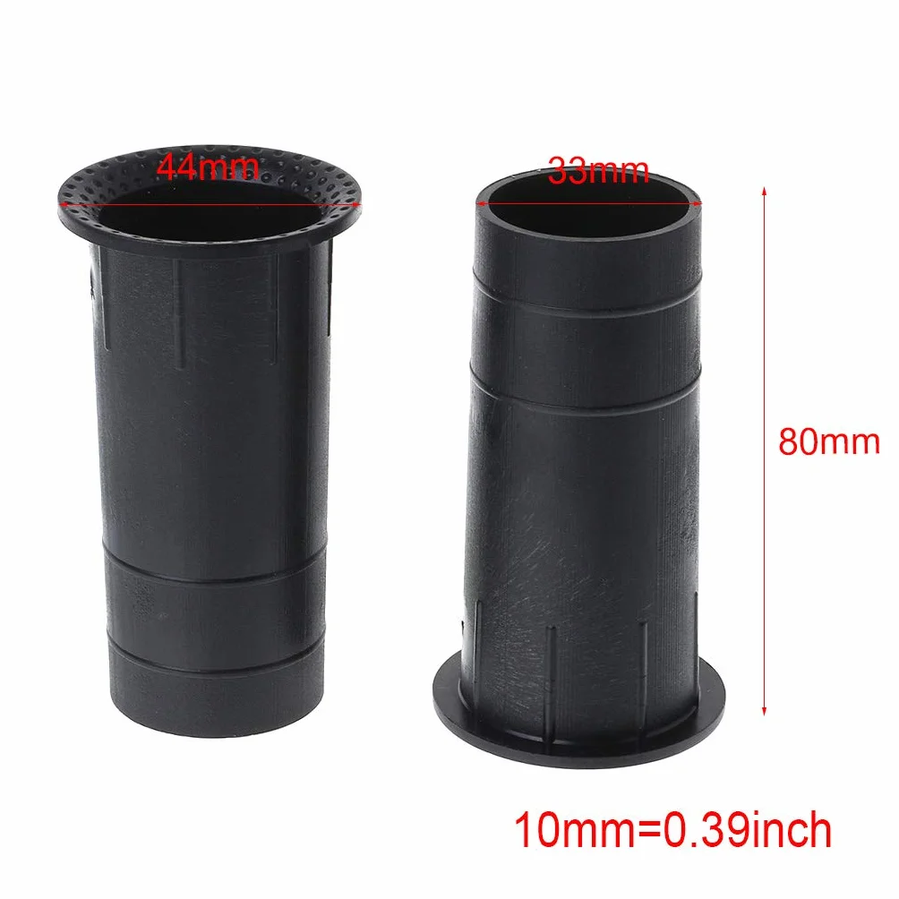 Haut-Parleur Tube Tube Bass Reflex Vent Connector Woofer Box 2PCS 3-5"35x80mm