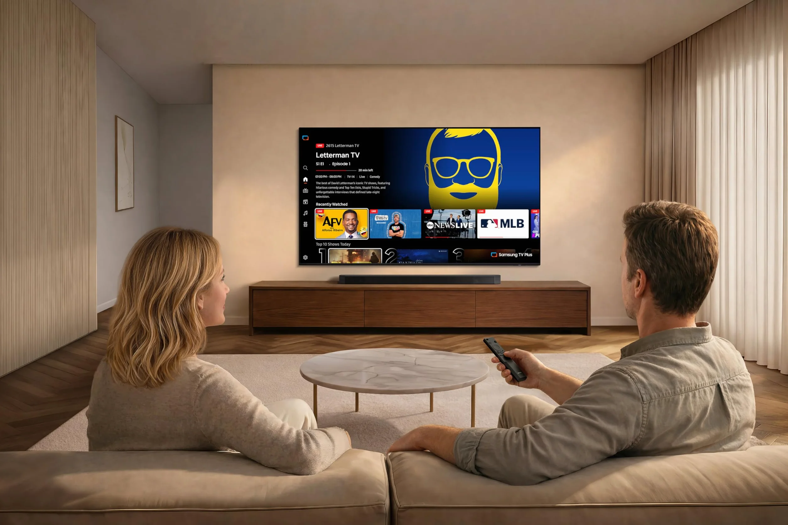 Samsung Smart TV 65 Pouces U8075H Crystal UHD 4K, PurColor, Upscaling 4K, Motion Xcelerator, Dynamic Sound Pack, Gaming Hub, Mode Football, Vision AI Companion [2026]