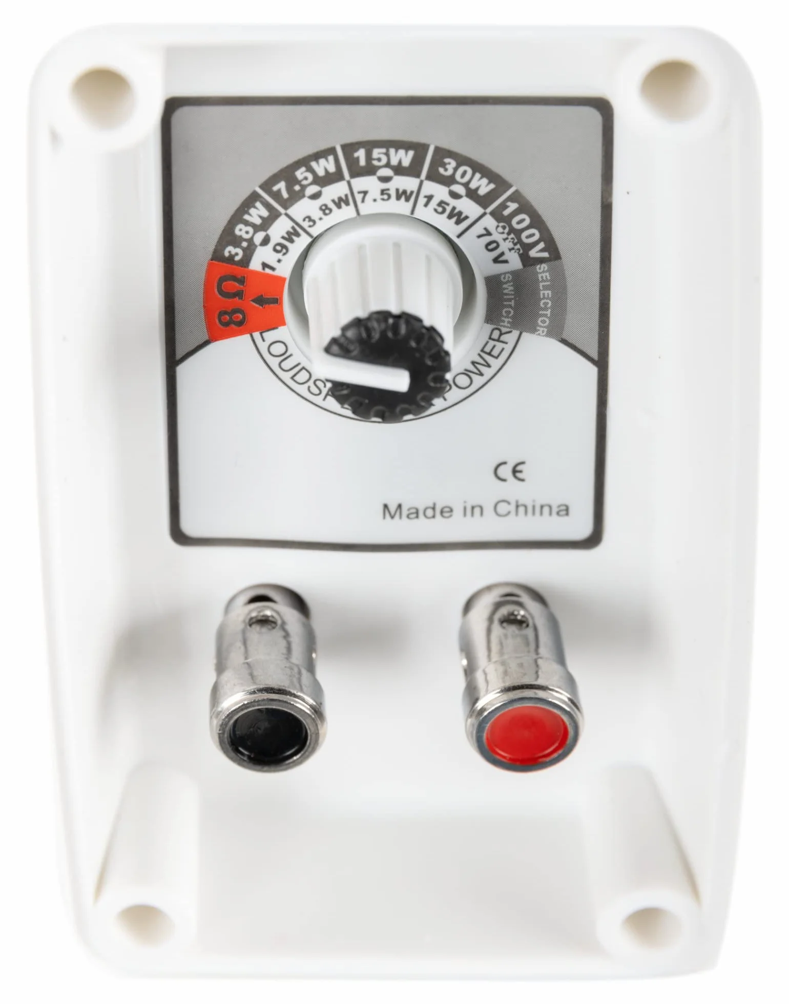 McGrey OLS-651WH Enceintes Extérieures Lot de 2 - Système Deux Voies - IP56 - pour Restaurant, Biergarten, Terrasse & Jardin - Woofer 6,5" et Tweeter 1" - 60 Watts - Compatible 70/100V - Blanc