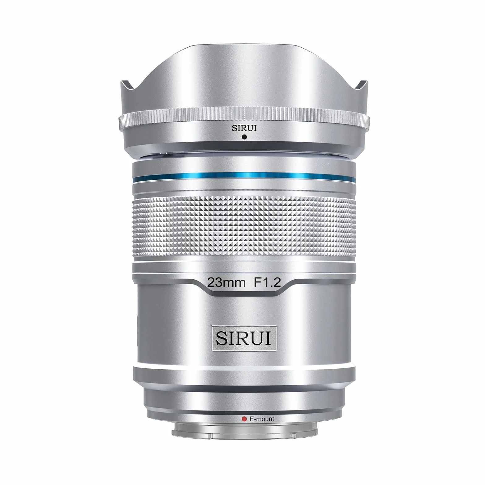SIRUI Sniper 23mm F1.2 Grand Angle Autofocus APS-C Objectif pour A5, A6, FX30, ZV-E10 (Monture E, Argent)