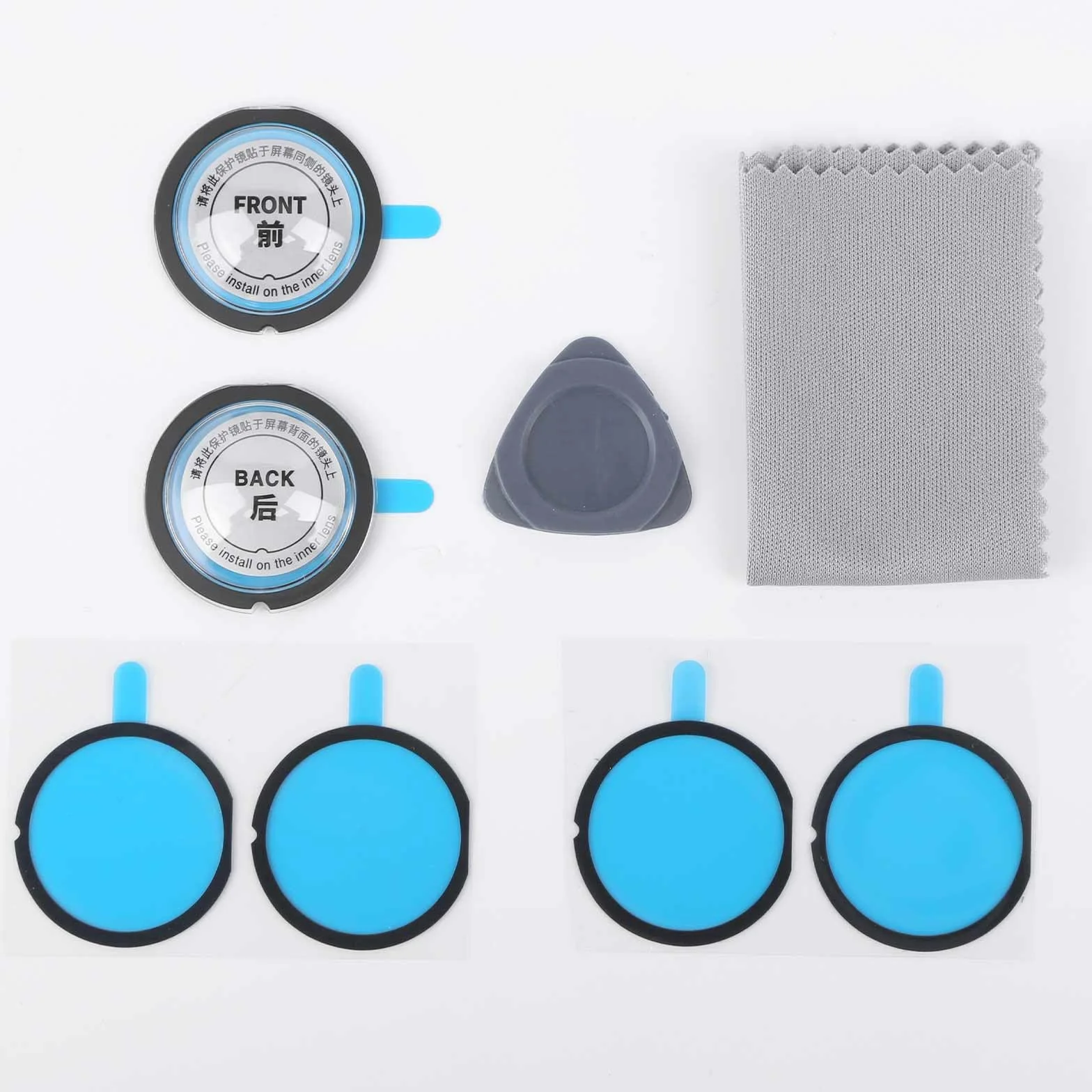 Lot de 2 protections d'objectif pour Tesla Model Y Juniper/Model YL 2025 2026, avant et arrière de caméra de voiture pour caméra Inst360 X3
