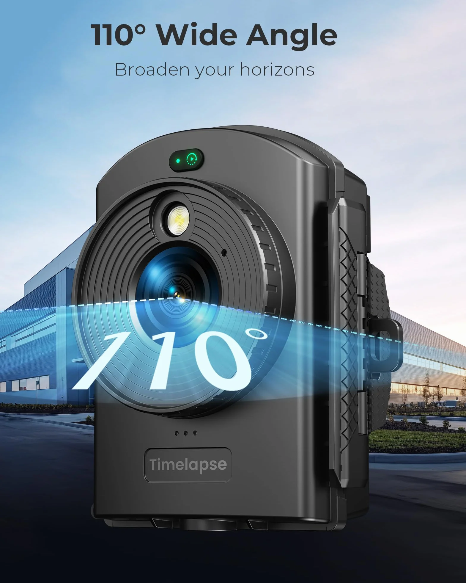 Caméra Time Lapse Extérieur 1080P AVI 64 Go Enregistrement 180 jours Infrarouge Construction Croissance des Plantes
