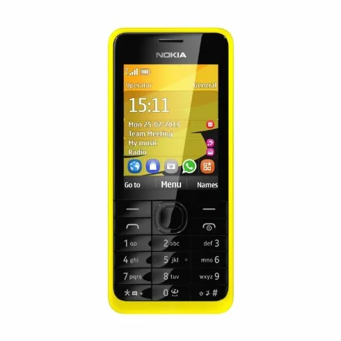 Nokia 301 2,4" 100,5 g noir jaune reconditionné