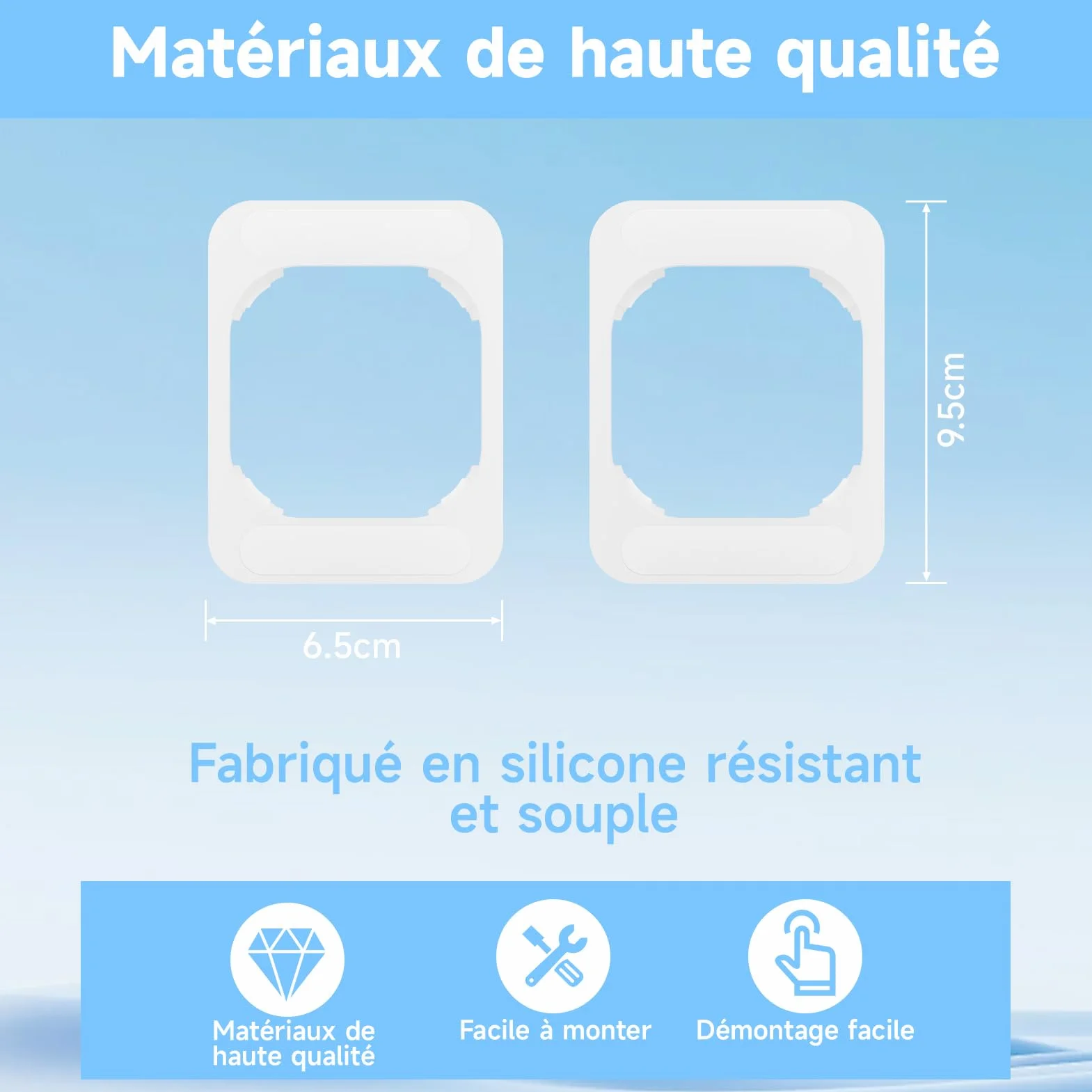 fanxiang Caméra de Surveillance Intérieure 3MP 2K HD pour Fenêtre | WiFi & Bluetooth, Caméra Connectée avec Vision Nocturne Couleur, Enregistrement 24/7, Détection de Mouvement, Audio