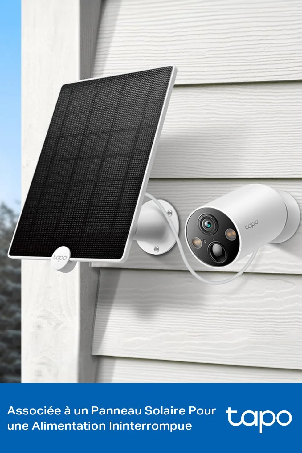 Tapo C425 2.5K(4MP) Caméra de Surveillance WiFi Extérieure sans Fil Batterie 10 000mAh, Autonomie de 300j, AI Détection, Vision Nocturne en Couleur, IP66 Etanche, Aucune hub requis(Base magnétique)
