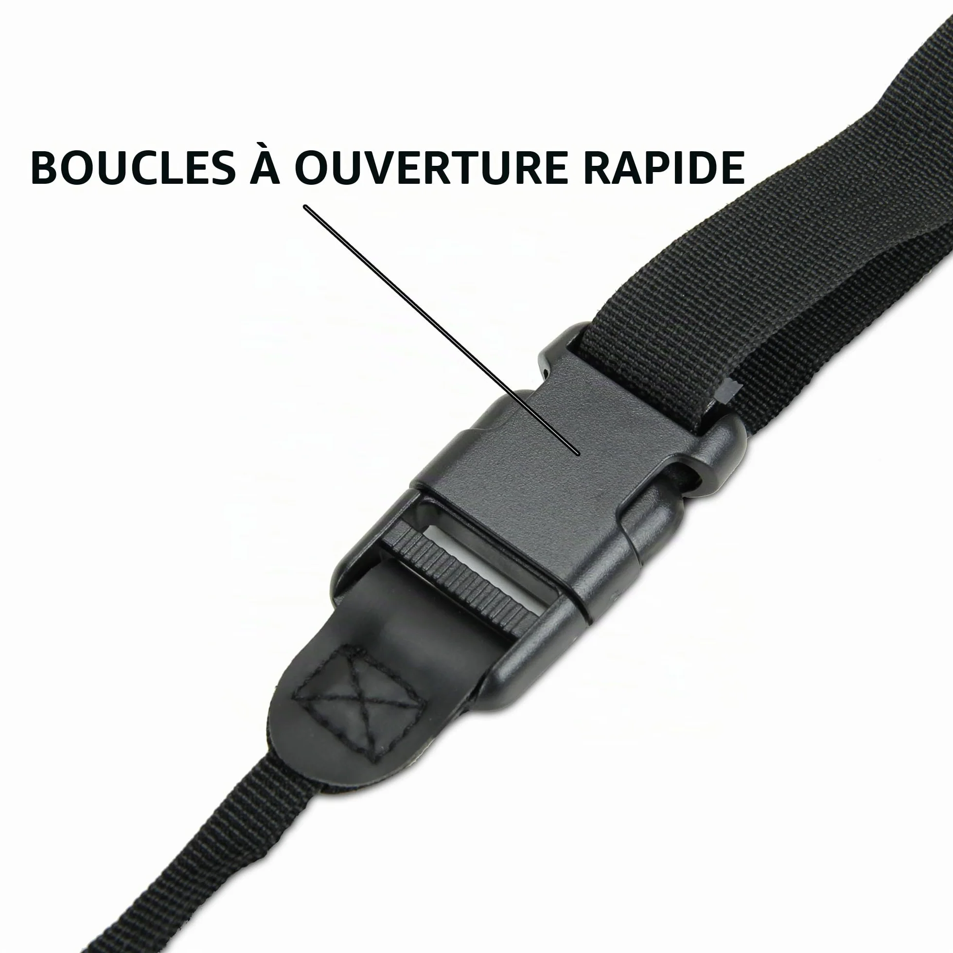 USA Gear DSLR Harnais de Poitrine Pour Appareil Photo Reflex Numérique avec Boucles à Dégagement Rapide et Poches pour Accessoires – Compatible avec Canon, Nikon, Sony et plus