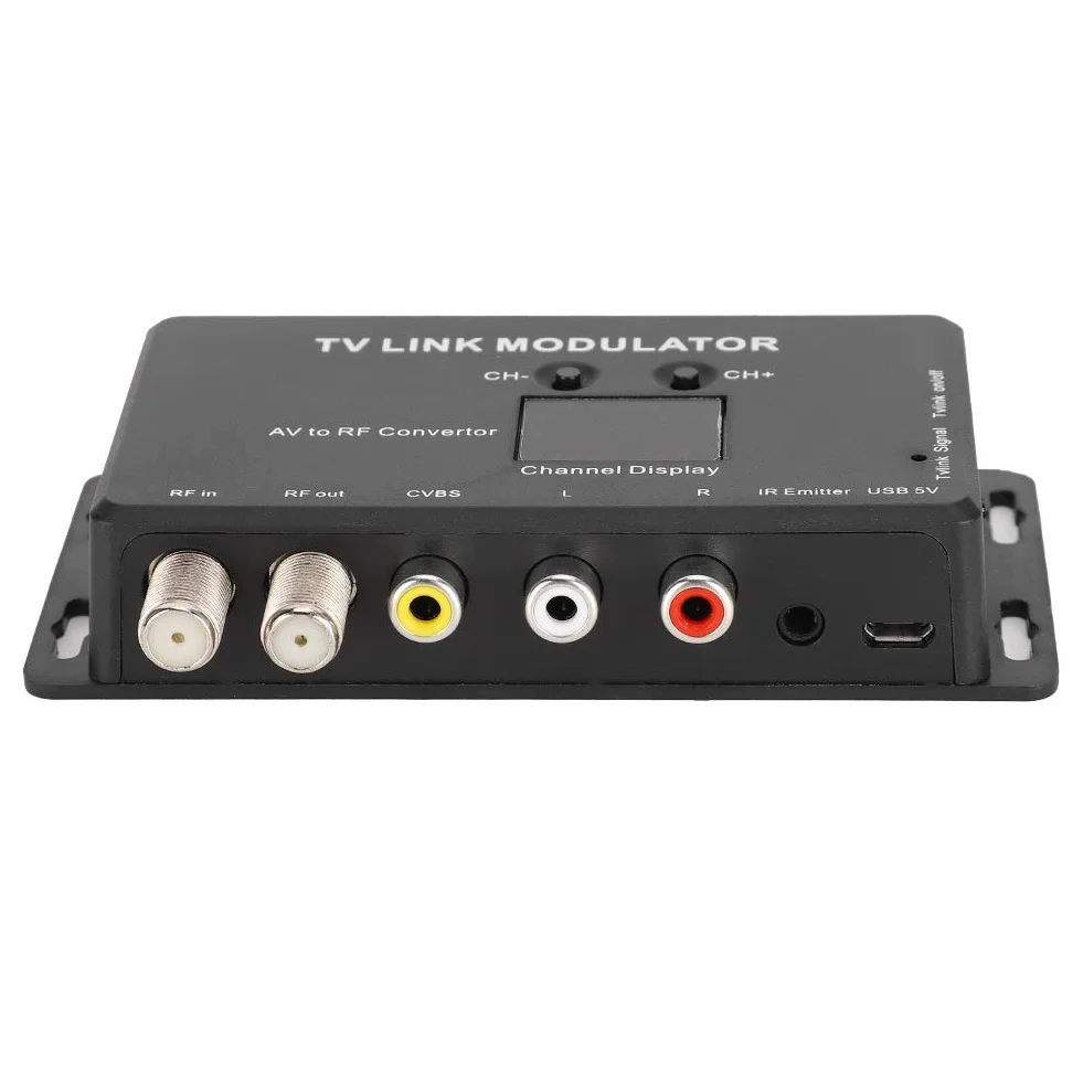 Modulateur UHF TM70 convertisseur AV vers RF avec Affichage de Canal