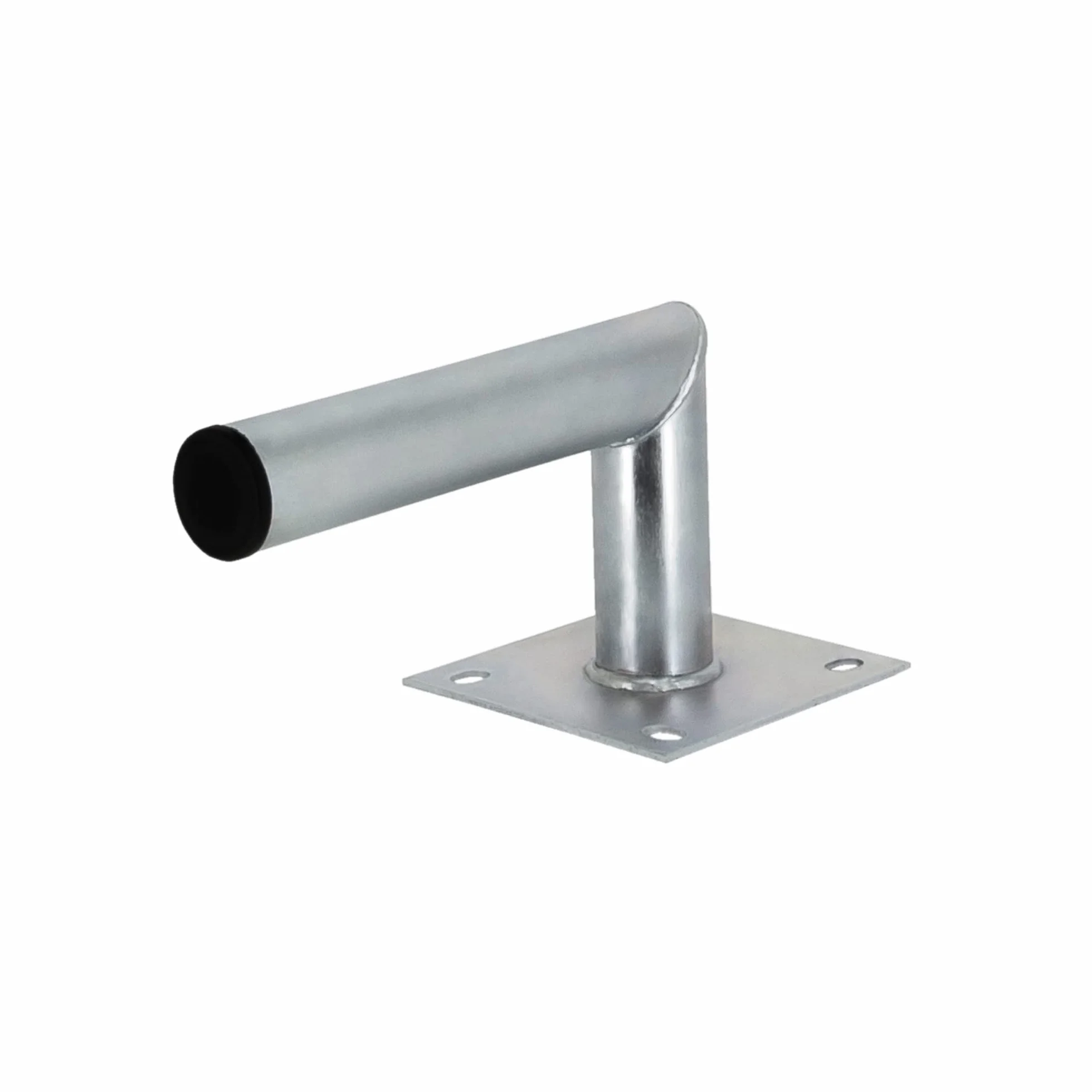 PremiumX 10-15 cm Support mural d'angle en acier galvanisé pour antenne satellite, parabole parabolique Montage mural Distance au mur 100-150 mm Ø 48 mm