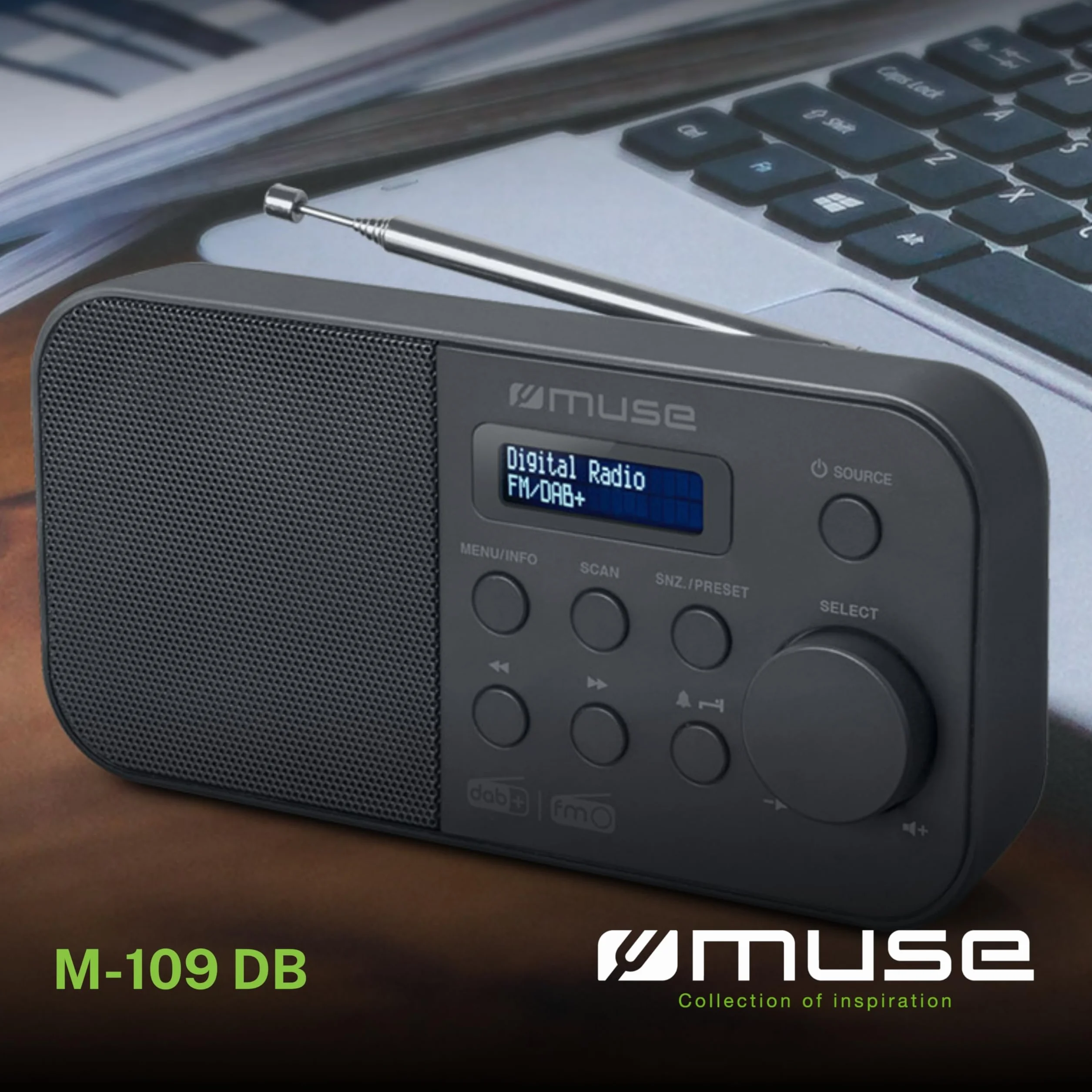 MUSE Radio DAB+ M-109 DB