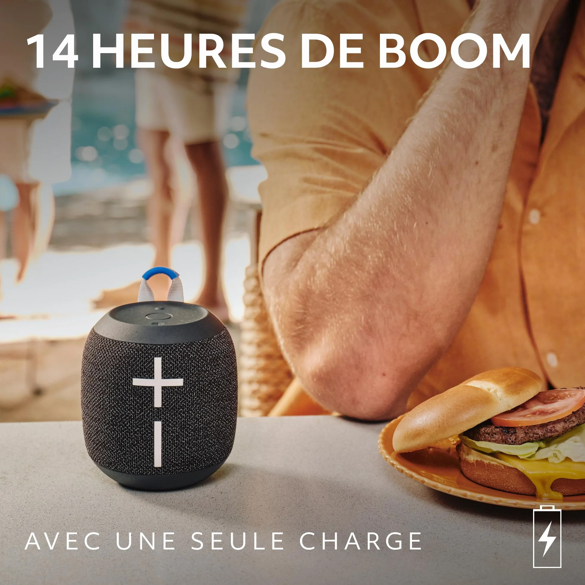 Ultimate Ears Wonderboom 4 Enceinte Bluetooth Portable étanche Son 360° Basses 40m Noir