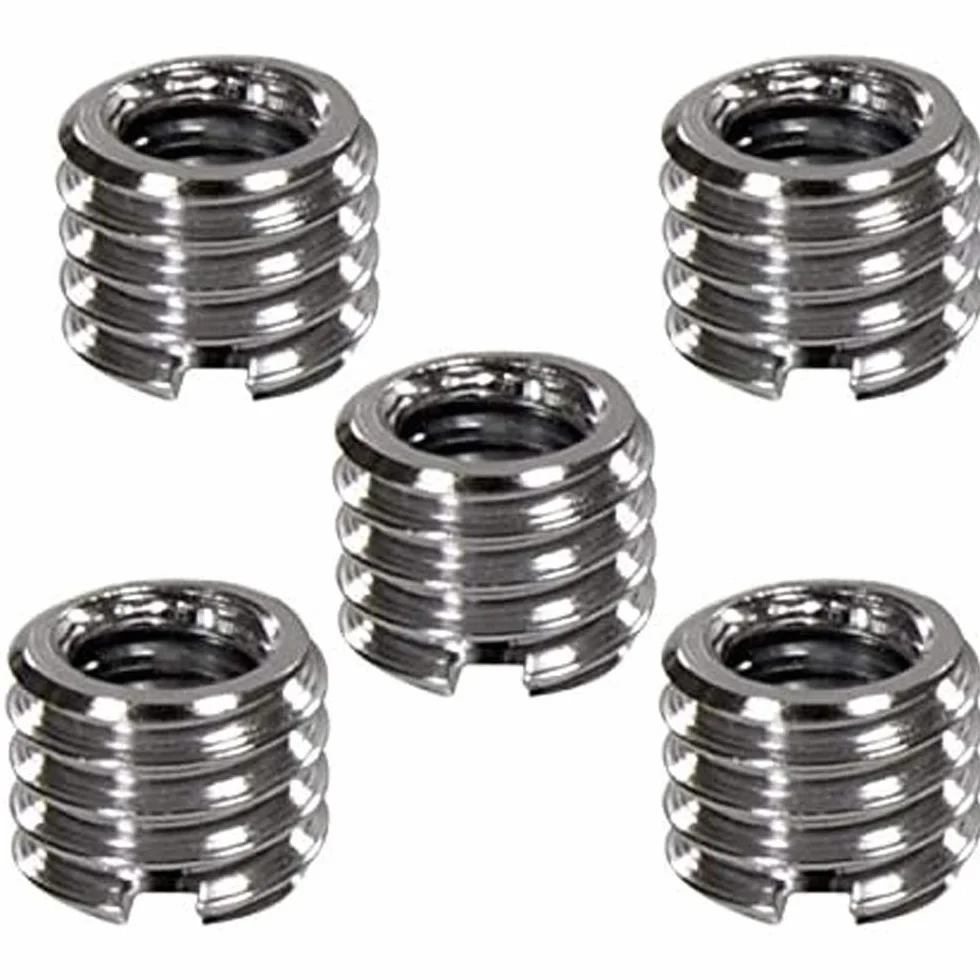 Greluma 10 pièces métal 1/4 "à 3/8" convertir Adaptateur de vis pour trépied Monopode rotule DSLR SLR（2 Types）