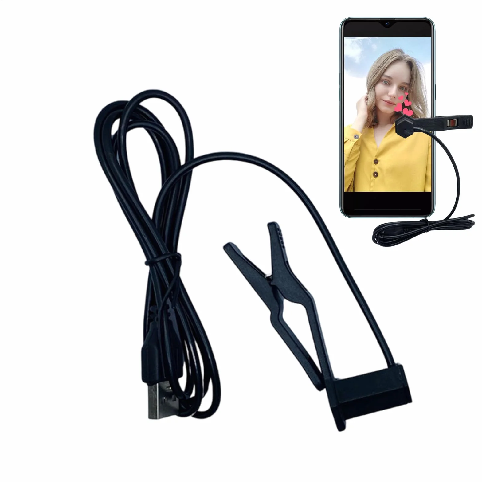 Clicker automatique | Tapper d'écran | Appareil d'écran de téléphone | Clicker automatique d'écran | Clicker de vitesse USB pour téléphone Apps Video Streaming Gadget Fast Click Simulation Finger