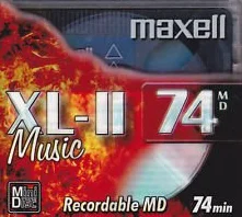 Maxell XL-II 74 min Minidisque