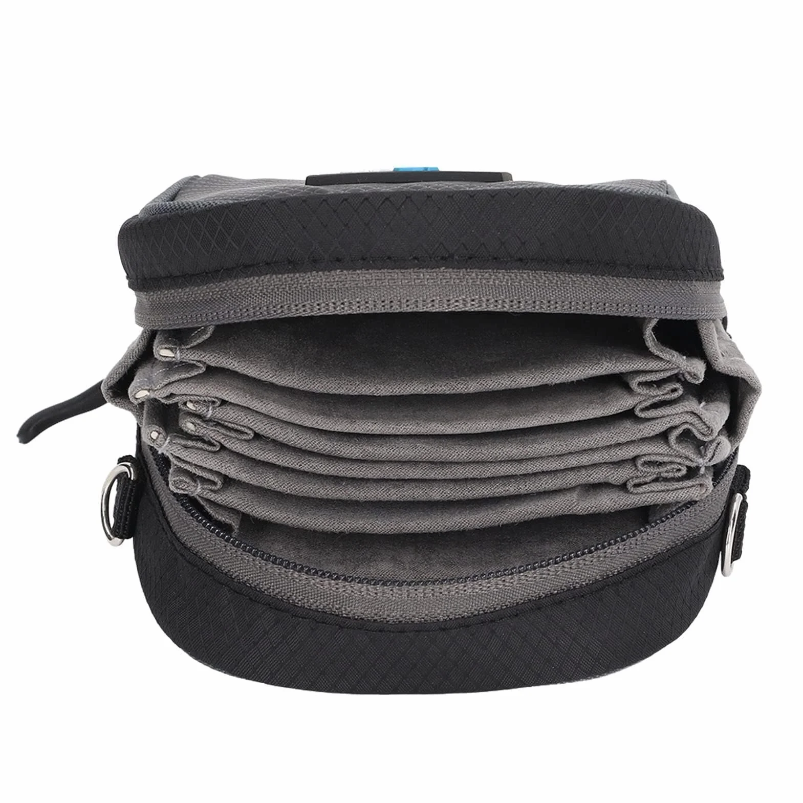 Étui pour Filtre D'objectif D'appareil Photo avec Bandoulière, Sac De Filtre D'objectif Portable à 8 Fentes, Pochette De Filtre D'appareil Photo Anti-poussière pour la Photographie