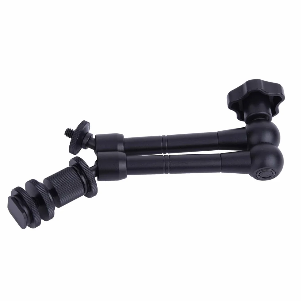Desktop Dolly Car Mobile Slider Rail Skater 11" Articulation réglable Bras magique de friction utilisé pour appareil photo reflex numérique Photographie prise vidéo Enregistrement vidéo