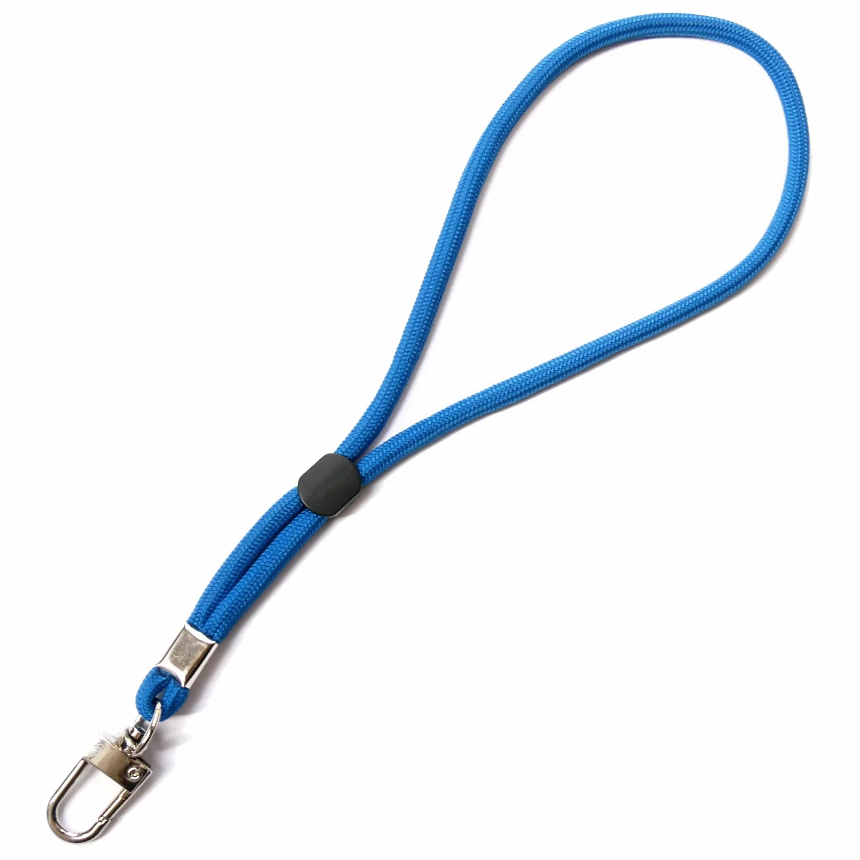 trage.band® dragonne réglable pour poignet avec mousqueton, bleu