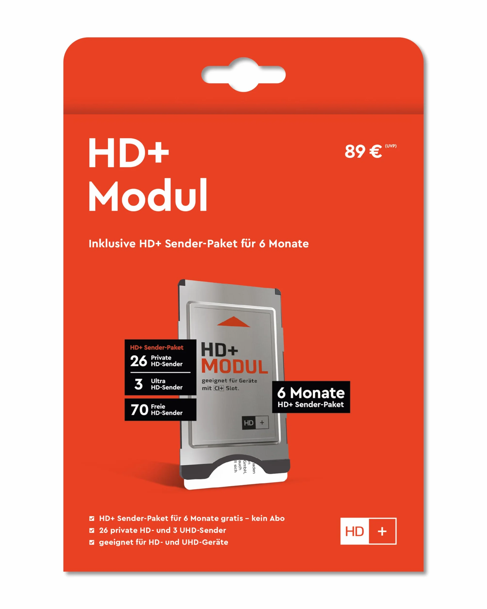 Module HD+ avec émetteur HD+ Gratuit Pendant 6 Mois