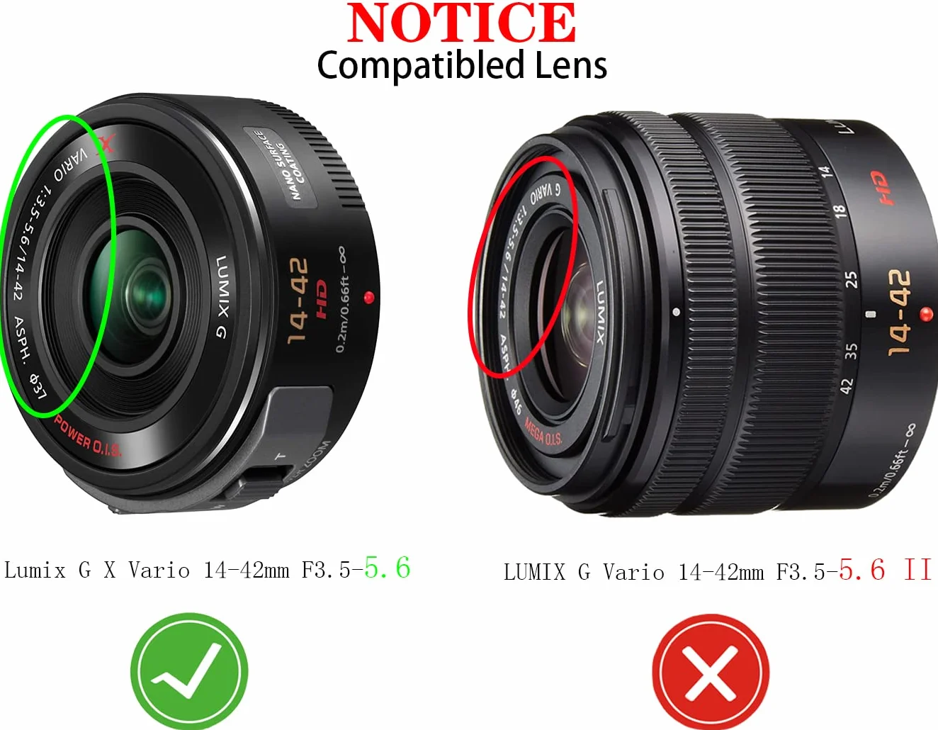 Cache Objectif 37mm pour Olympus M.Zuiko Digital Ed 14-42mm f3.5-5.6 II R/f3.5-5.6 EZ(Pas pour f3.5-5.6) 45mm f/1.8,Panasonic Lumix G 14-42mm F3.5-5.6 ASPH,12-32mm f/3.5-5.6[2 Lot]