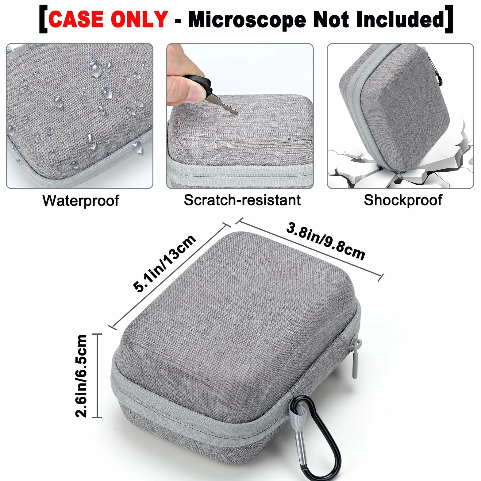 Étui Rigide de Rangement pour Microscope Carson MM-300 MicroBrite Plus