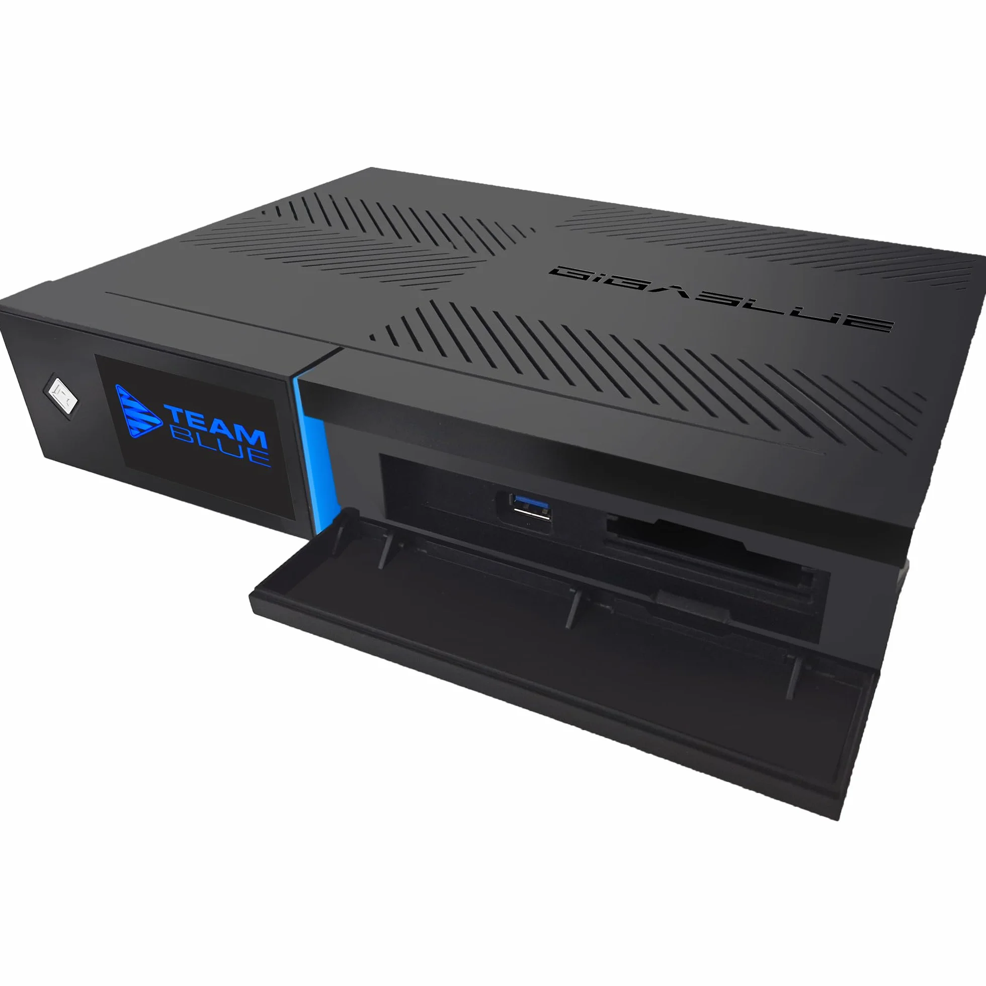 GigaBlue UHD Quad 4K Pro 2X FBC DVB-S2 Twin Sat Receiver 4GB RAM 8GB eMMC Bluetooth 5.4 H.265 1200Mbit WLAN 3X USB 3.0