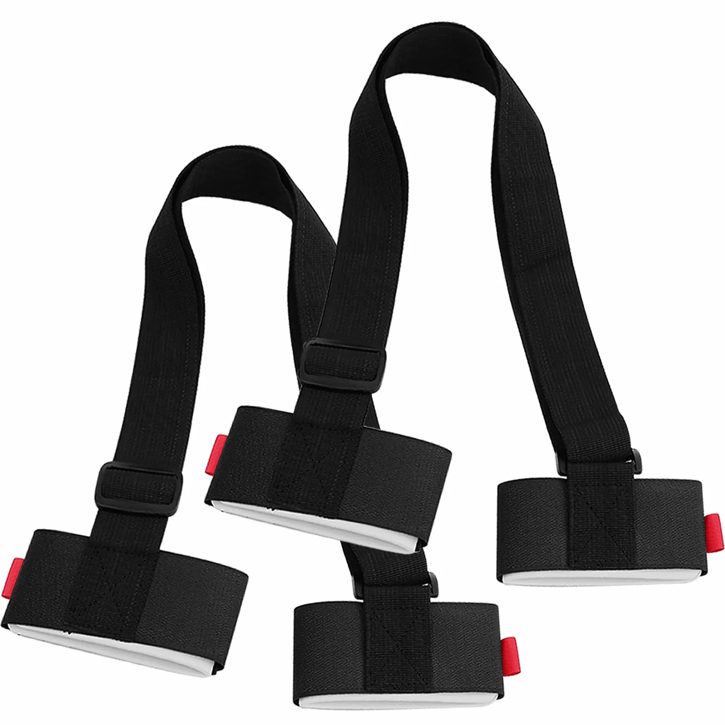 Sangle Porte Skis Réglable 70-110cm, Bandoulière Confortable avec Matériau EVA pour Ski Adulte et Enfant