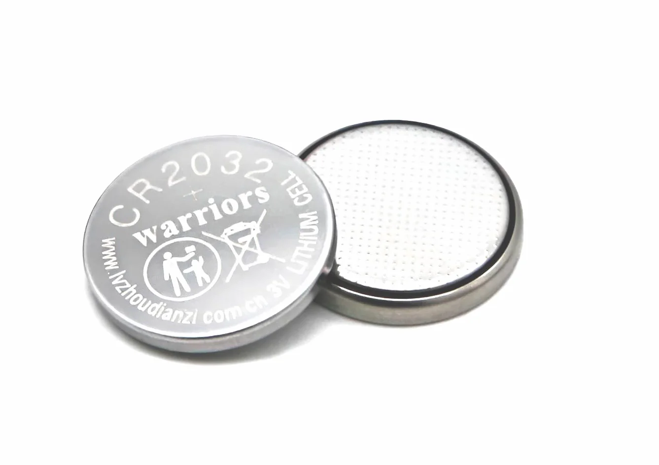 Warriors 20X Pile Piles 2032 CR2032 Bouton 3V, Capacité 240 mAh, Emballage à l'épreuve des Enfants, pour appareils Smart Home, clés de Voiture (20 Pack)