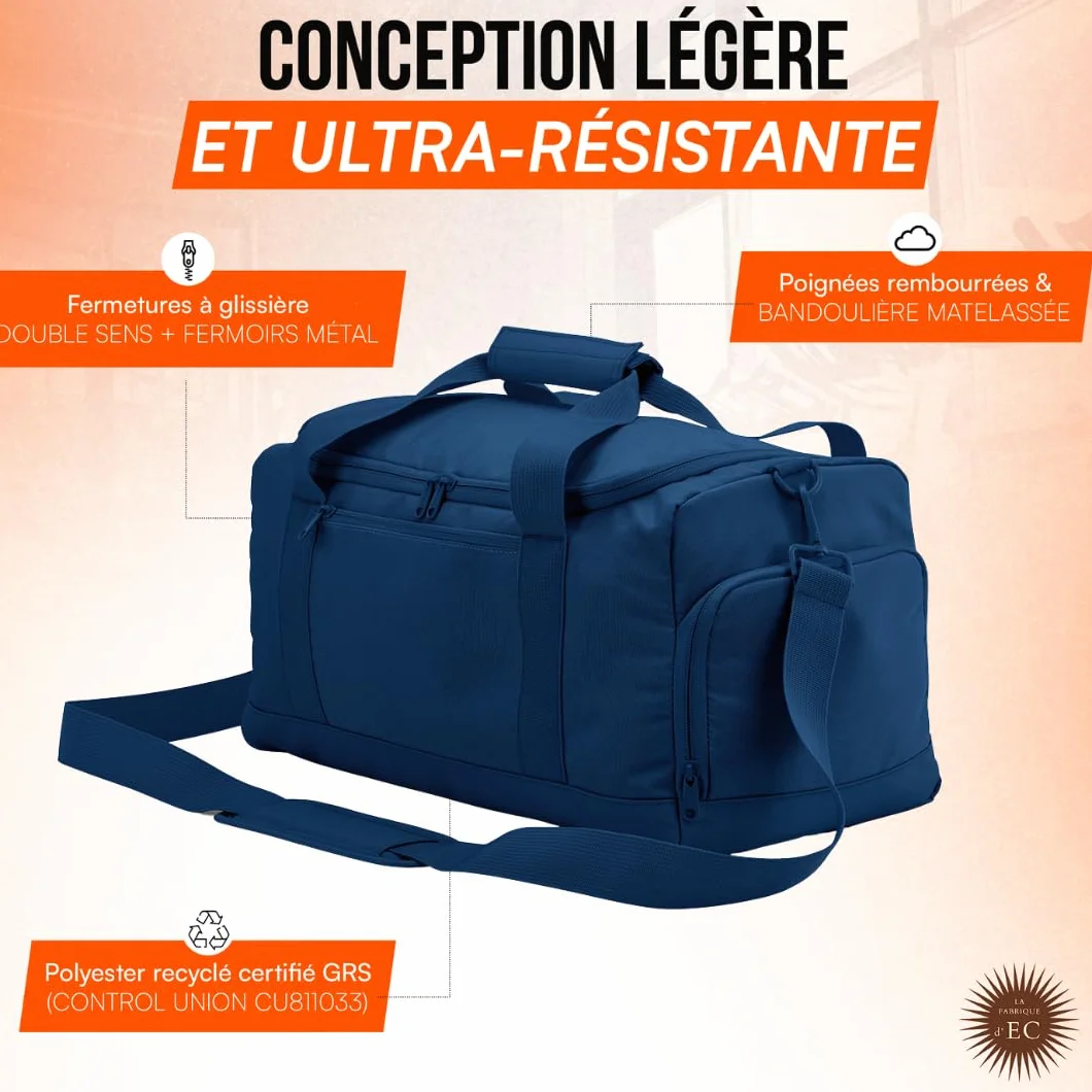 Sac de Sport Multi Sports personnalisé Motif Foot Basket Handball Judo Tennis Prénom