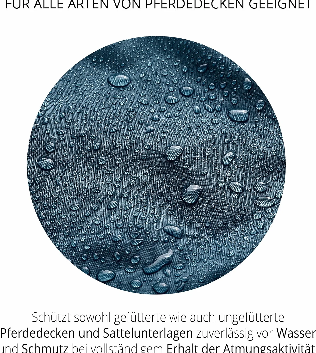 Spray Imperméabilisant Couverture Cheval & Tapis de Selle 2,5L Hydrofuge Oeko-TEX V-Label