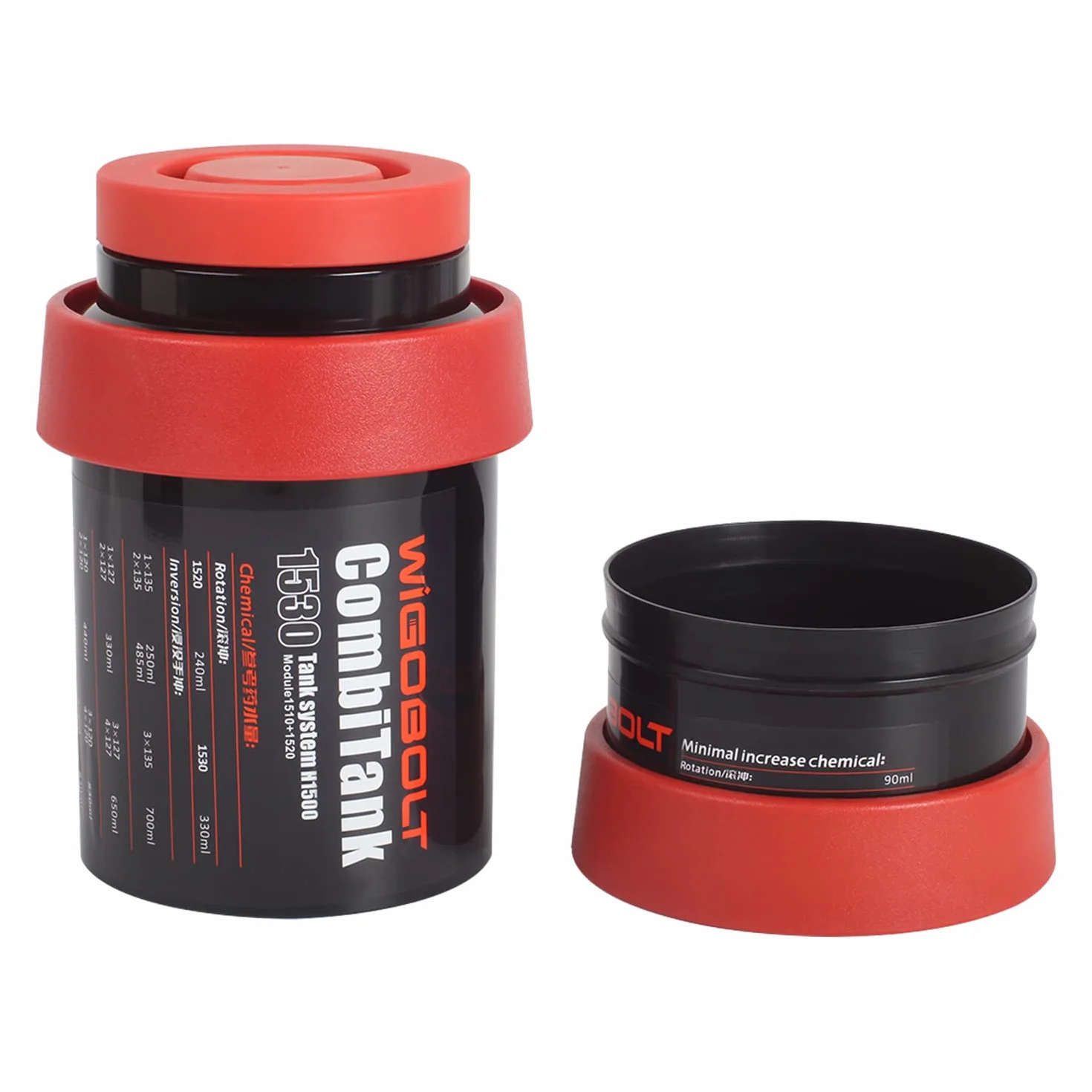 eTone Réservoir de développement Universel pour Chambre Noire avec 3 bobines en Spirale pour Le Traitement de 120 135 Rouleaux de Film N/B Équipement de Traitement de Film pour Appareil Photo