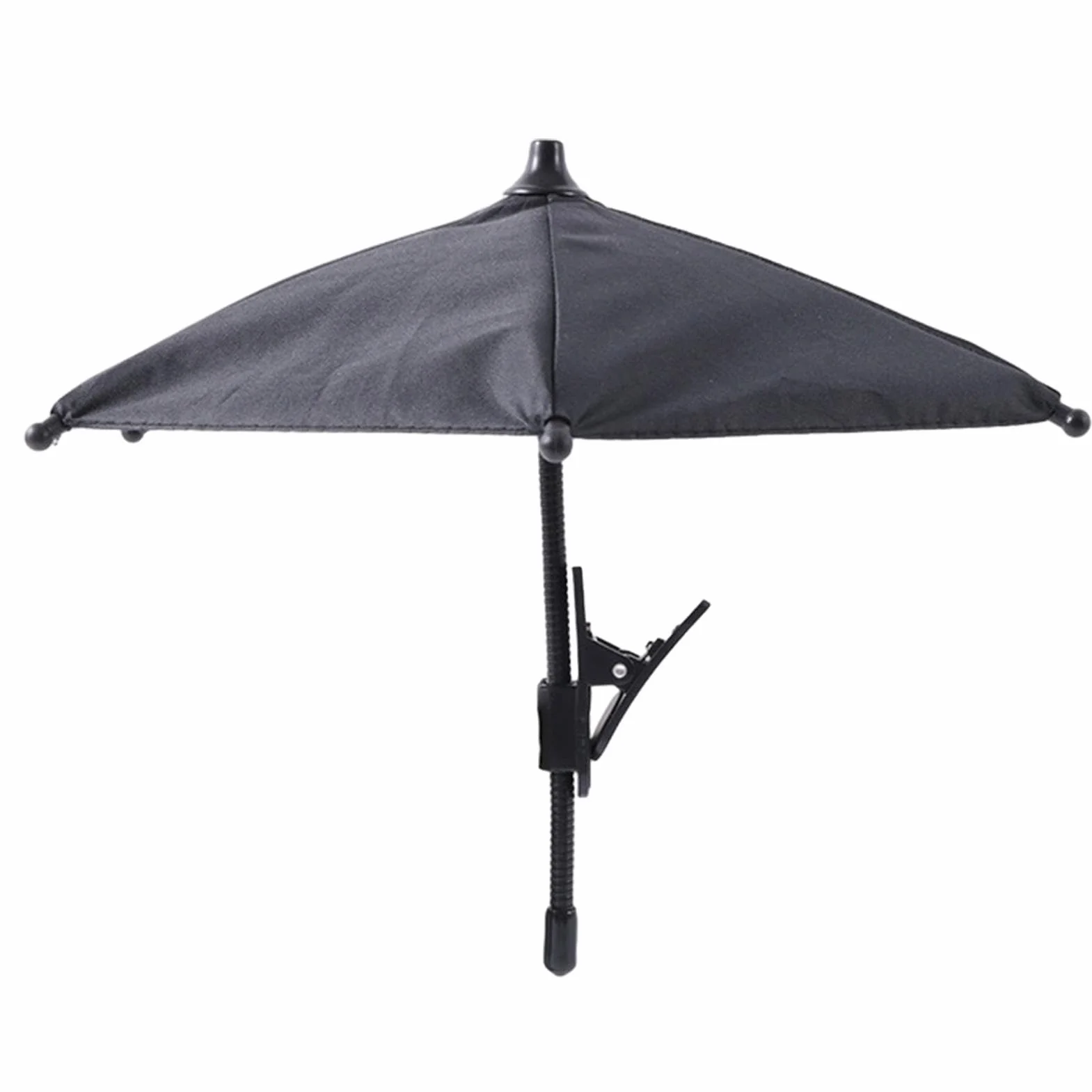 Parapluie de téléphone – Parapluie de téléphone de Plage, Pare-Soleil de téléphone bloquant l'éblouissement | Support de Parapluie de téléphone Pare-Soleil Noir, pour Voyage, extérieur