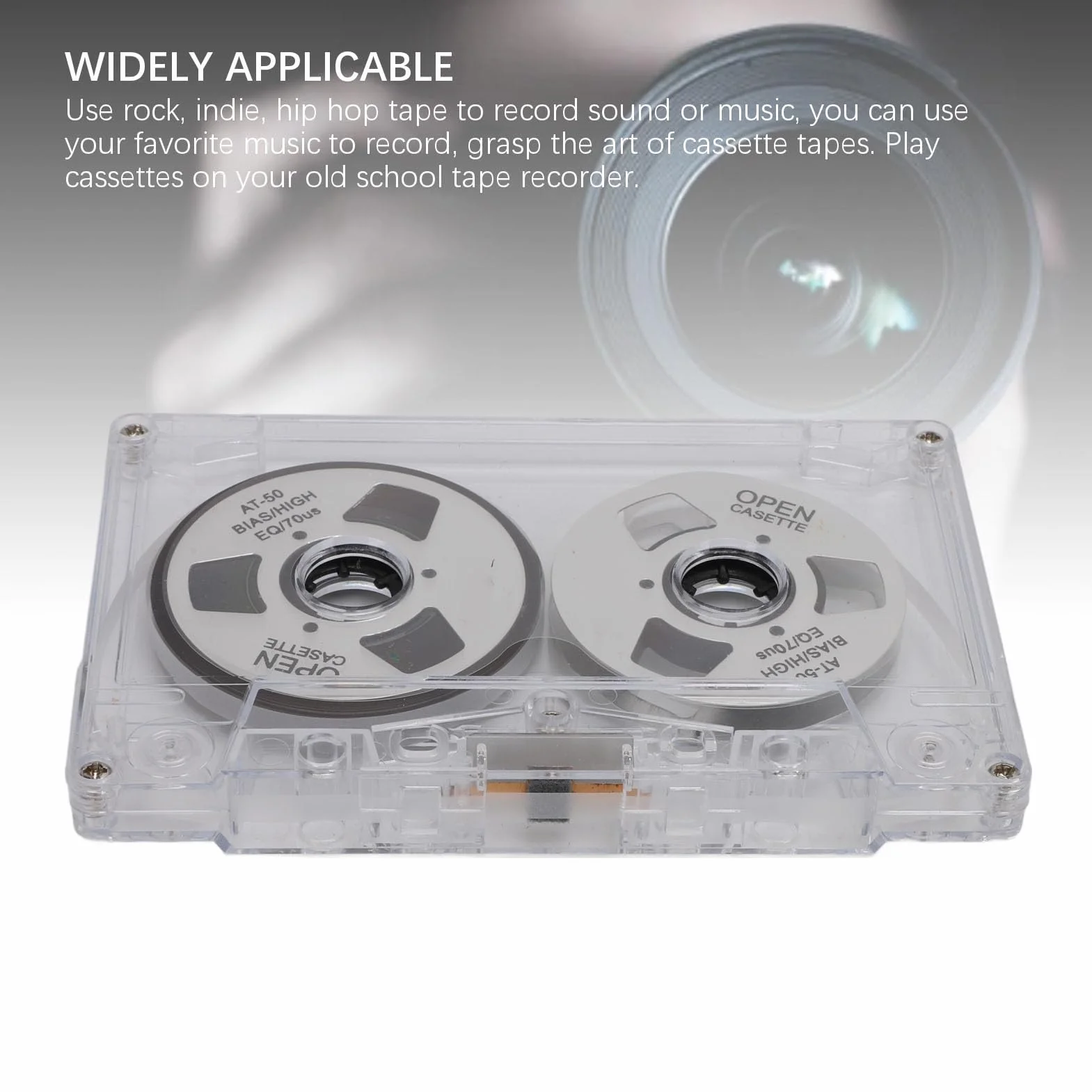 Cassette Vierge 50 Minutes Polarisation Normale Bobine à Bobine Bande Enregistrement Sonore