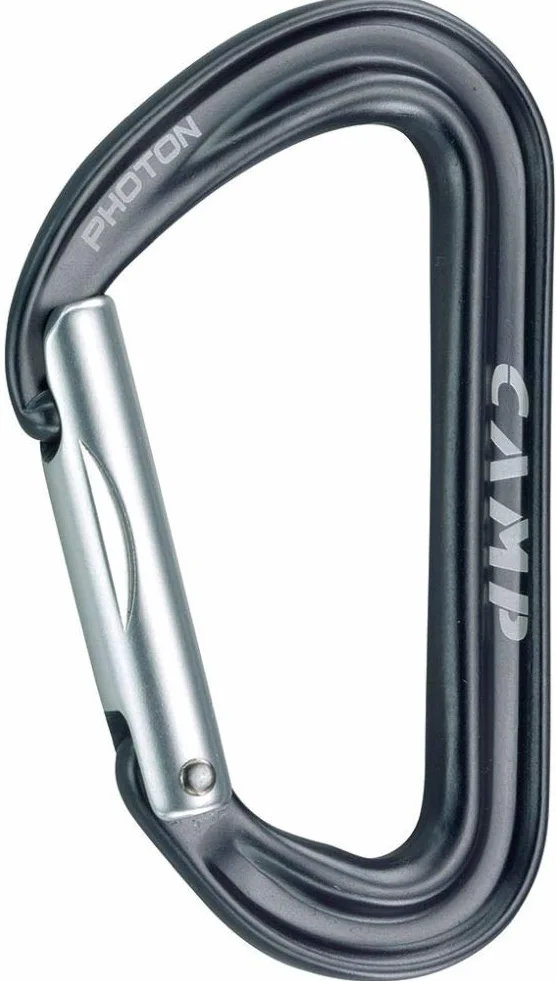 C.A.M.P. Photon Straight Gate Carabiner Gris Vert